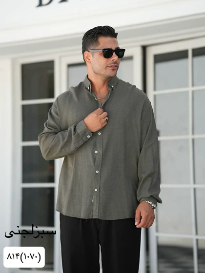 پیراهن مردانه لینن1070mc