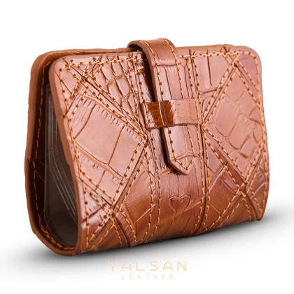 ست هدیه زنانه چرم یلسان مدل ساینا کد RDS-CHN-056-GC