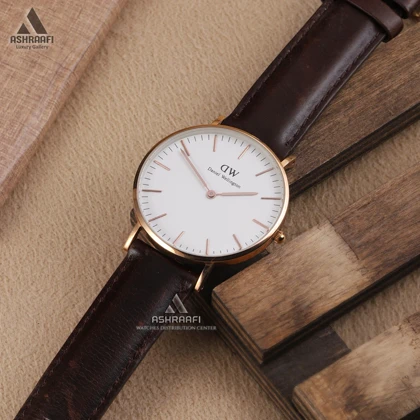 ساعت دنیل ولینگتون بند چرمی Daniel Wellington 00117K