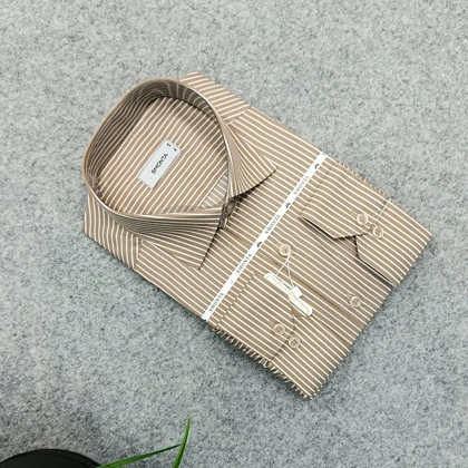 پیراهن طرحدار مردانه قواره ازاد ( قواره کلاسیک ) _ استین بلند