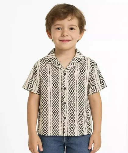 پیراهن آستین کوتاه پسرانه مرینو Merino کد 1755