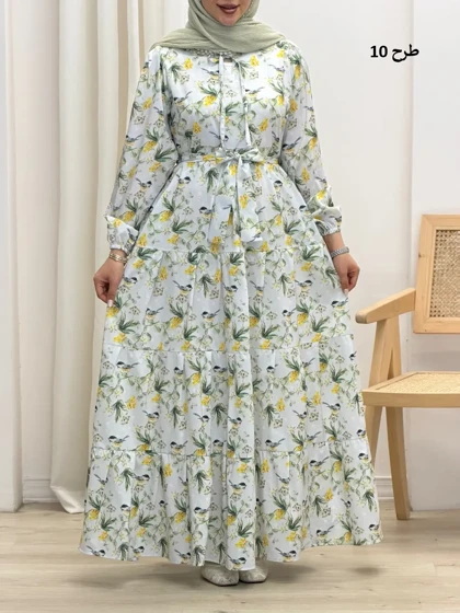 4252-پیراهن بلند نوردخت