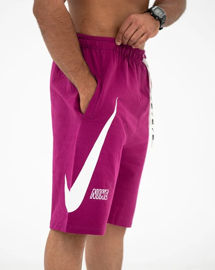 شلوارک بگ ورزشی NIKE سرخ آبی