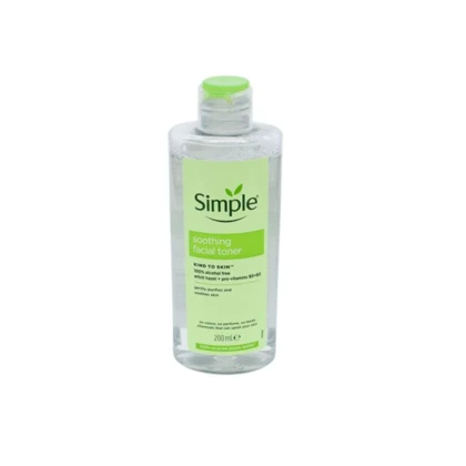 تونر صورت سیمپل Simple مدل Soothing Facial Toner آبرسان و تسکین‌دهنده30021