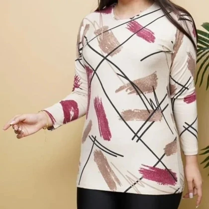 بلوز زنانه موهر نگین‌دار مجلسی