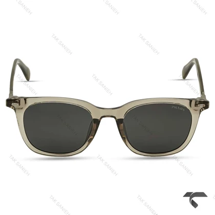 عینک آفتابی پرادا R2801-3 فریم شفاف قهوه ای Prada-10039-U