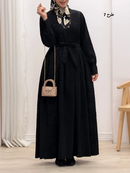 6512-پیراهن بلند هوران