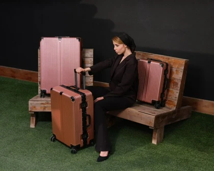 ست چمدان مدل Rose Merry RL-318-3S_S.Grey