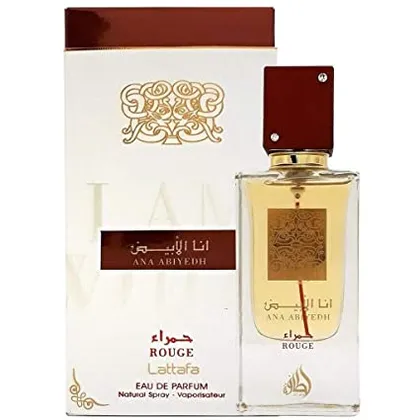 عطر اورجینال انا ابیض روژ Ana Abiyedh Rouge برند لطافه کد 527