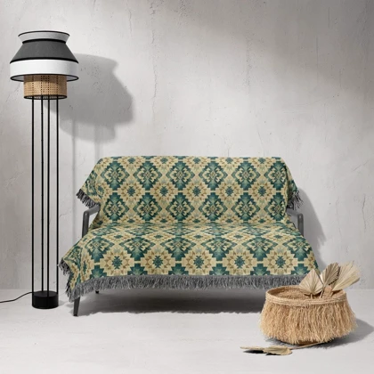 شال مبل ریش دار classic 84