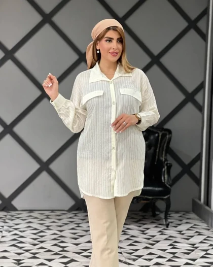 شومیز مانتویی سزار