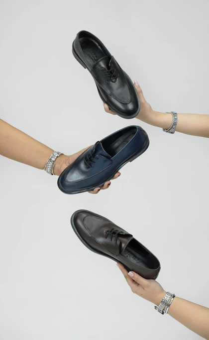 کفش زنانه oxford قهوه ای Outlet collection