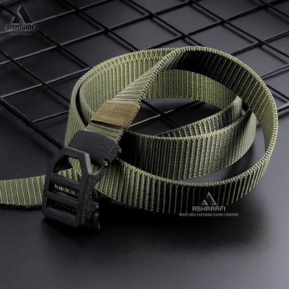 کمربند برزنتی مردانه Rail Belt BL127