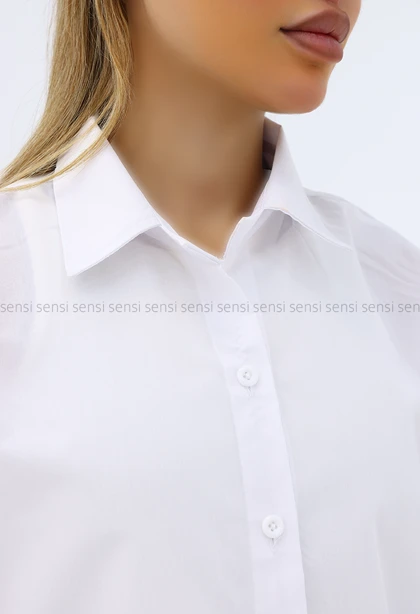 شومیز زنانه سفید کد1002594