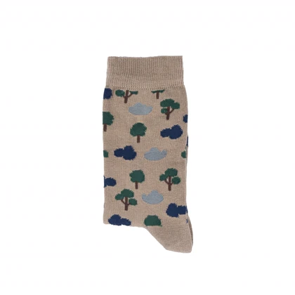 جوراب ساق بلند طرحدار زنانه مدل wo4026