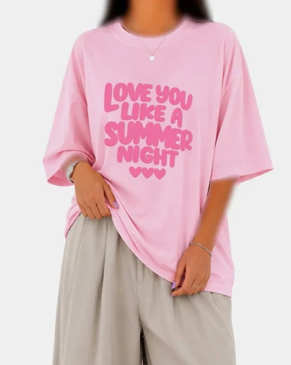 تیشرت باکسی LOVE