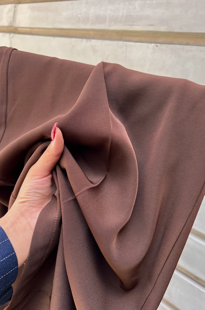 شلوار بگ پارچه ای کمربندی