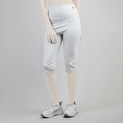 نیم لگ ورزشی زنانه جیم شارک مدل PB-4H0263 سفید
