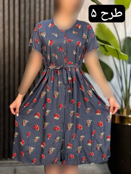پیراهن نخی سلدا کد 1835