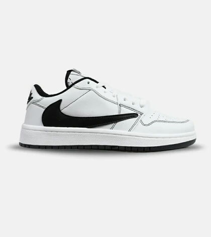 کفش کتانی مردانه سفید مشکی NIKE travis scott