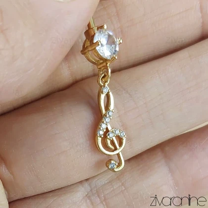 پیرسینگ ناف نت موسیقی 70042