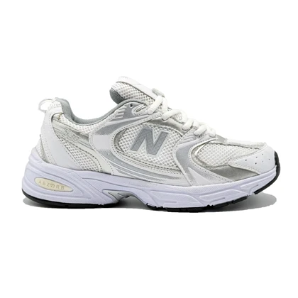 کتانی نیوبالانس 530 سفید نقره ای زنانه 530 new balance