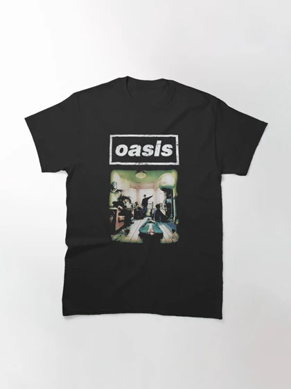 تیشرت گروه موسیقی oasis اوئیسیز تیشرت classic rock 90's کد 169397
