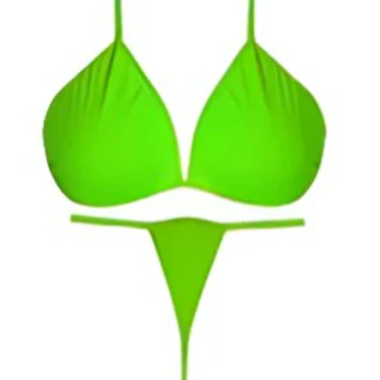 ست شورت وسوتین بندی رنگ سبز