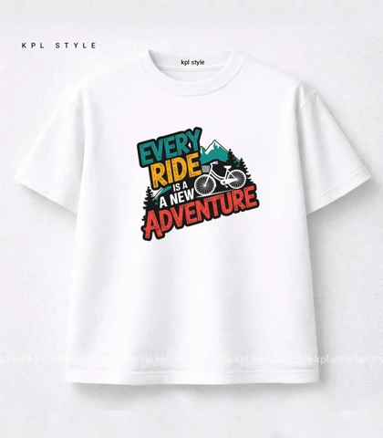 تیشرت باکسی یونیسکس طرح Adventure کد 1343