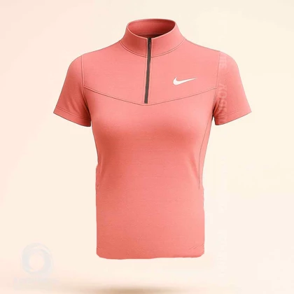 نیم زیپ آستین کوتاه مدل NIKE-Z439