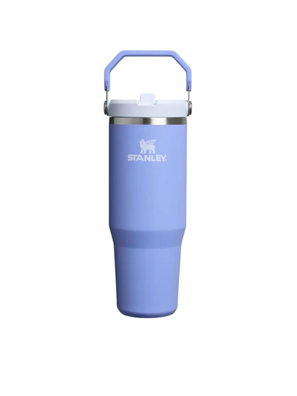 قمقمه استنلی نی دار مدل THE ICEFLOW FLIP STRAW TUMBLER
