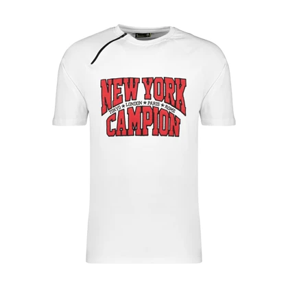 تیشرت اسپرت نیویورک مدل SPL-2A0406 سفید