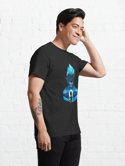 تیشرت دراگون بال تیشرت Dragon Ball طرح goku blue