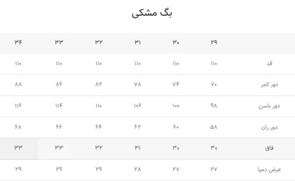 جین بگ مشکی 21637