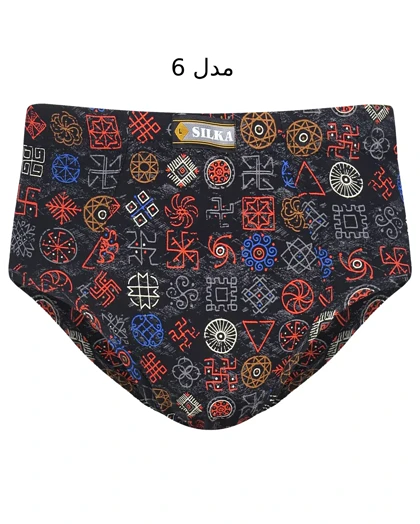 شورت مردانه اسلیپ طرح قلفتی آوات