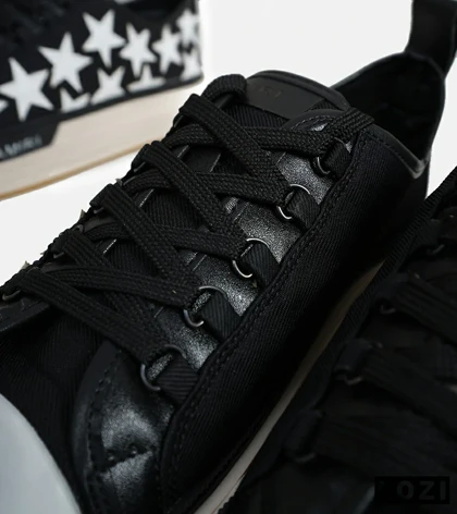 کفش اسنیکرزمشکی سفید Amiri Stars مدل 5990