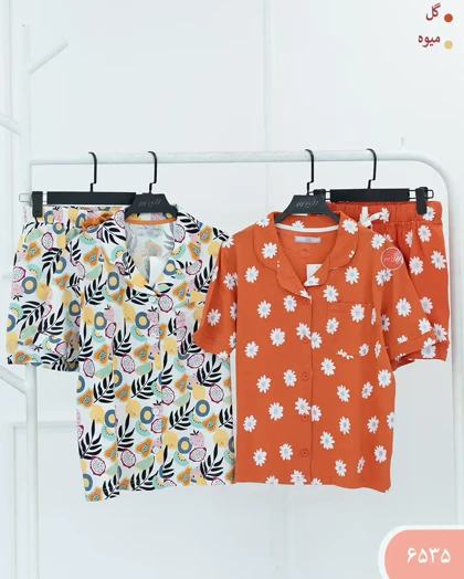 ست تیشرت وشلوارک میکس 6535