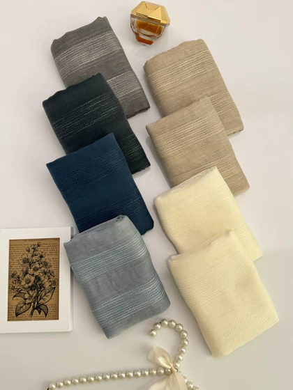 شال ویسکوز راه راه 20682