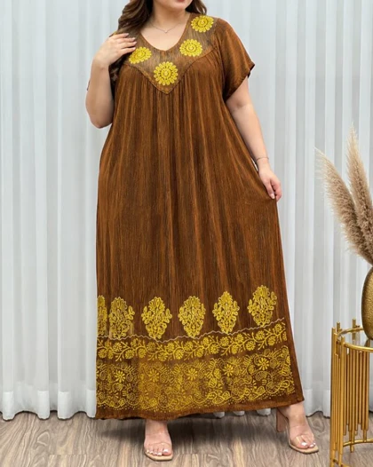 پیراهن کریشه هندی سایزبزرگ 7570