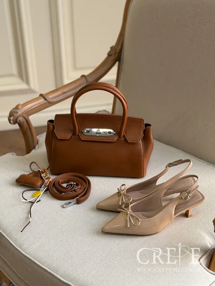 کیف دستی طرح چرم