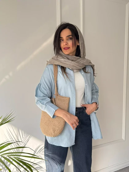 مانتو شومیزی راه راه دل آرا