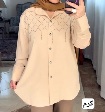 شومیز نگین‌دار کد 86561