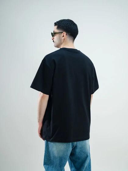 تیشرت مدل VIBES مشکی برند بورن ریچ born rich