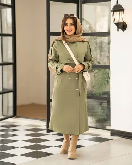 بارانی دوتیکه مدل ساحل کد 2092