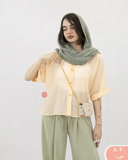 شومیز باکسی آرنوشا 8040