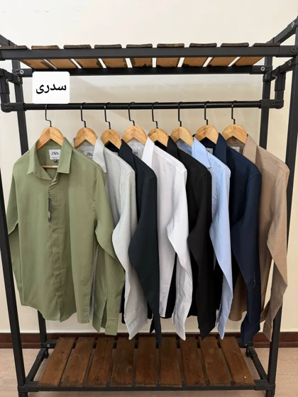 پیراهن استین بلند قابپک مخفی 2512