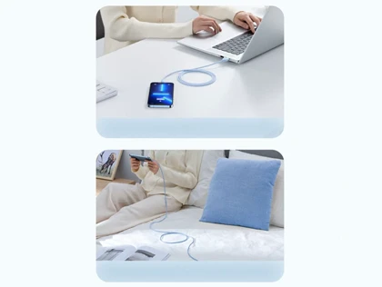 کابل یواس‌بی به لایتنینگ بیسوس Baseus CAGD000004 Jelly Liquid Silica Gel USB to iP Fast Charging Data Cable 2.4A 1.2M