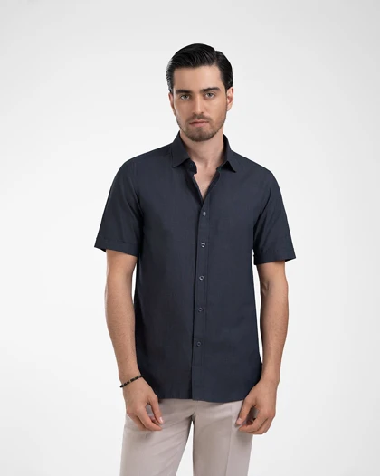 پیراهن مردانه ساده کد 1886