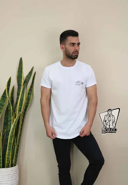 تیشرت یقه گرد LACOSTE