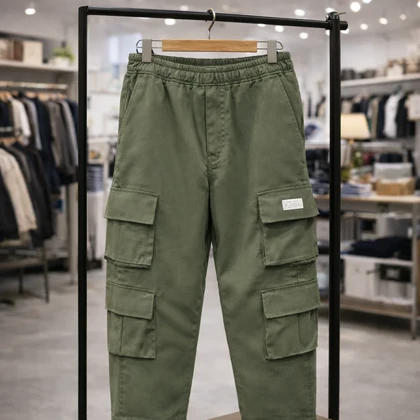 شلوار بنگال کارگو مردانه مدل HAMED-سبز